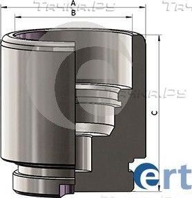 Поршень тормозного суппорта ERT задний для Ford Transit VIII 2013-2026. Артикул 151383-C
