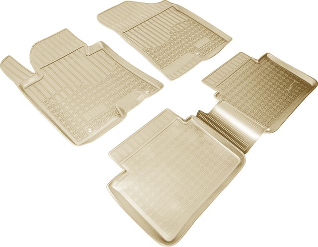Коврики 3D Норпласт для салона Hyundai i30 2012-2026 Бежевый. Артикул NPA11-C31-210-B