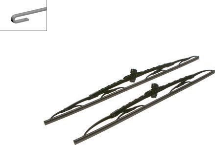 Щетки стеклоочистителя (дворники) Bosch Twin. Артикул 3 397 118 307