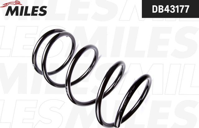Пружина подвески Miles передняя для Citroen C4 Aircross 2012-2017. Артикул DB43177