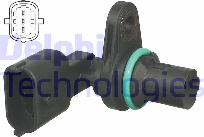 Датчик положения распредвала Delphi для Fiat Croma II 2005-2011. Артикул SS11008