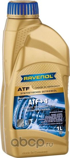 RAVENOL ATF+4 Fluid Масло трансмиссионное синт. 1L. Артикул 1211100001