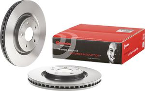 Тормозной диск Brembo PRIME LINE - UV Coated передний для Nissan X-Trail T32 2013-2025. Артикул 09.C928.11