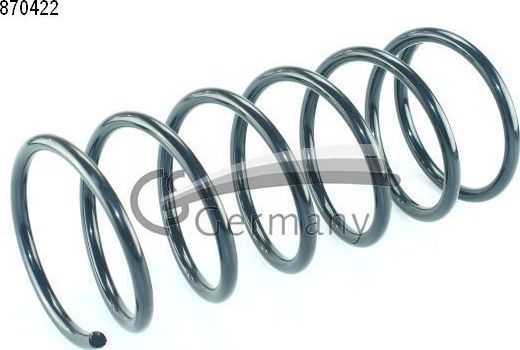 Пружина подвески CS-Germany передняя для Citroen Xsara 1997-2005. Артикул 14.870.422