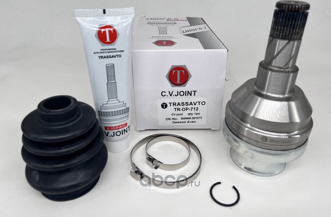 ШРУС внутренний | перед лев | 34/22 (Trassavto). Артикул TROP712