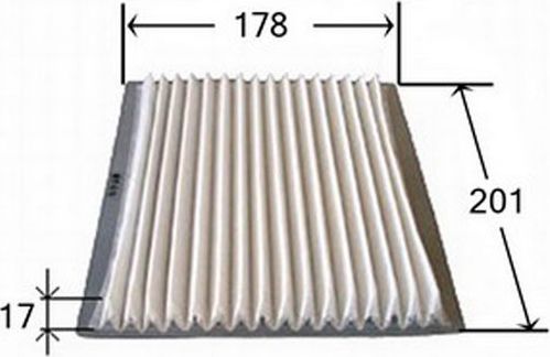 Салонный фильтр JS Asakashi. Артикул AC302J