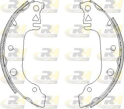 Тормозные колодки RoadHouse задние для Ford Fiesta I 1976-1983. Артикул 4029.00