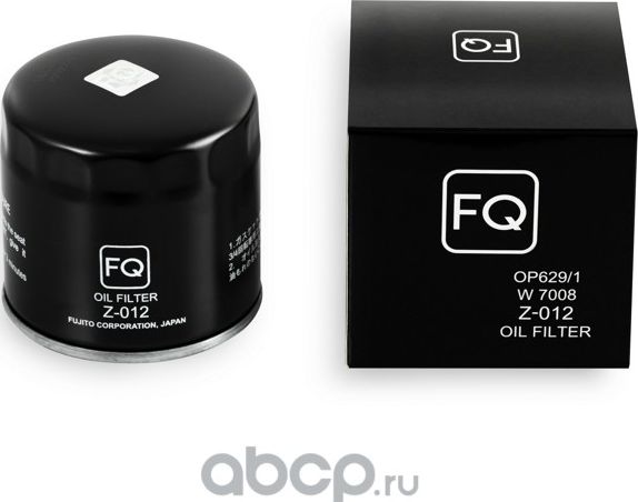 FQ Фильтр масляный (OP629/1, W 7008), Z-012 FQ. Артикул Z012