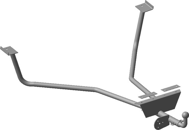 Фаркоп AvtoS усиленный для ГАЗ Волга 2410, 31029, 31022, 3110, 31105 1986-2009. Артикул GAZ-03