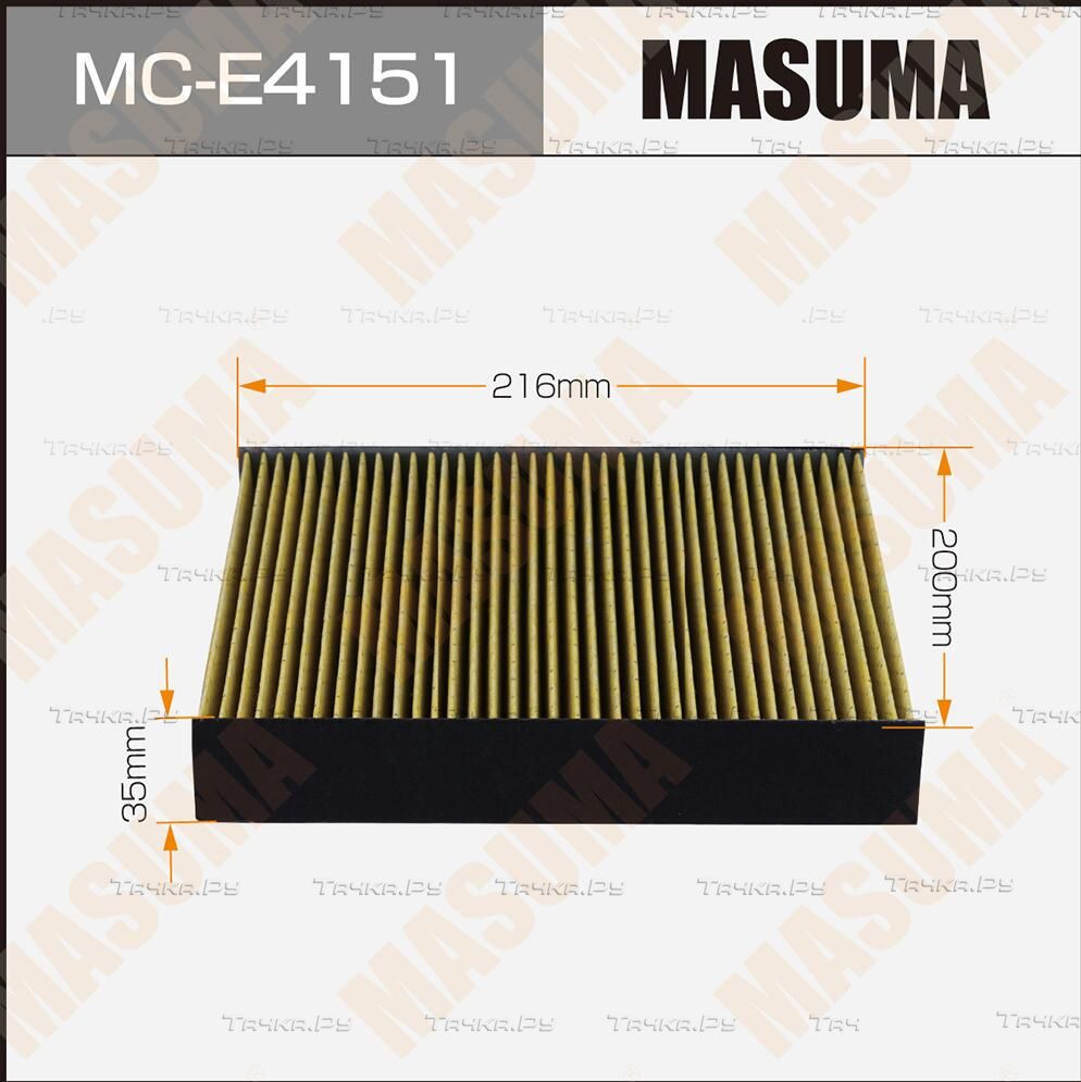 Салонный фильтр Masuma. Артикул MC-E4151