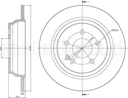 Тормозной диск Trusting. Артикул DF967