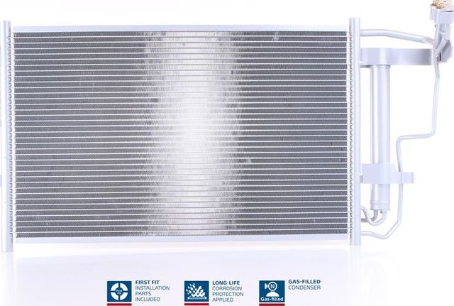 Радиатор кондиционера (конденсатор) Nissens (алюминий) для Mazda 3 II (BL) 2008-2014. Артикул 940149