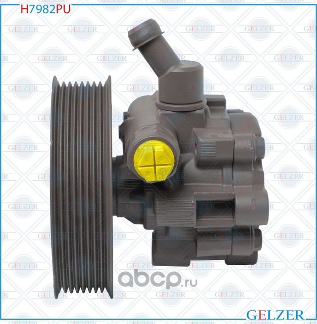 Насос гидроусилителя руля Toyota Land Cruiser 200, Lexus LX570 (Ориг.восст) (Gelzer). Артикул H7982PU