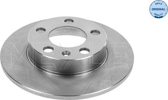 Тормозной диск Meyle Original задний для Skoda Rapid I 2012-2019. Артикул 115 523 0037