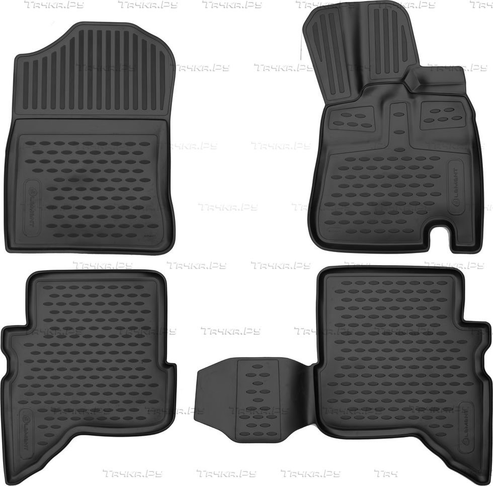 Коврики 3D Element для салона Toyota Rush I 2006-2016 Правый руль. Артикул ELEMENT3DA35027210