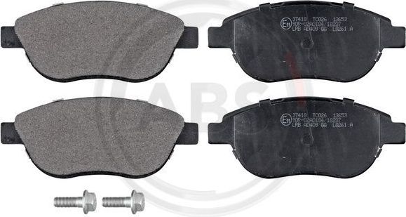 Тормозные колодки ABS передние для Fiat Doblo I 2005-2010. Артикул 37418