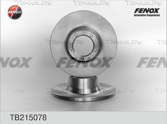 Тормозной диск Fenox. Артикул TB215078