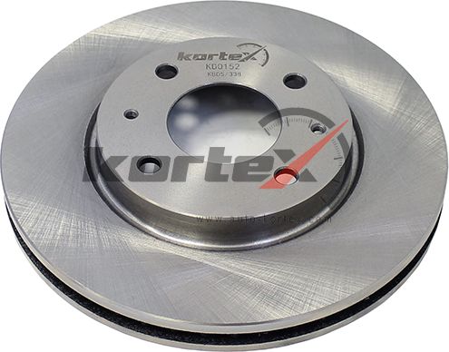 Диск тормозной MITSUBISHI Lancer (03-),Galant (95-04) передний (1шт.) KORTEX. Артикул KD0152
