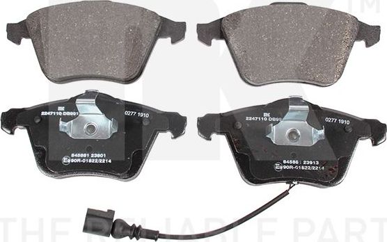 Тормозные колодки NK. Артикул 2247110