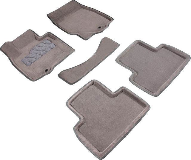 Коврики Seintex 3D ворсовые для салона Infiniti FX II 37/50 2010-2026 СЕРЫЕ. Артикул 85205