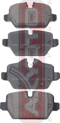 Тормозные колодки Akyoto Packing AKYOTO. Артикул AKD-19202