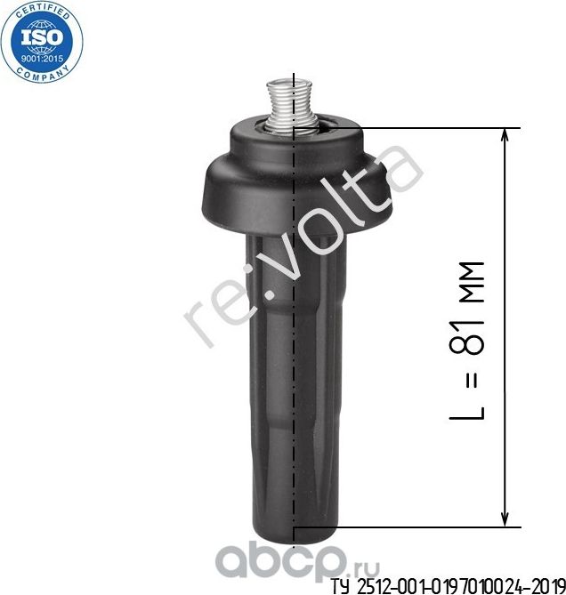 RVLT-59_Изолятор модуля зажигания (силикон) RVLT-59 (Revolta). Артикул RVLT59