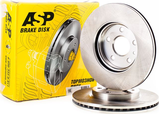 Диск тормозной CHEVROLET CRUZE/OPEL ASTRA J R15 передний (ASP). Артикул 510220