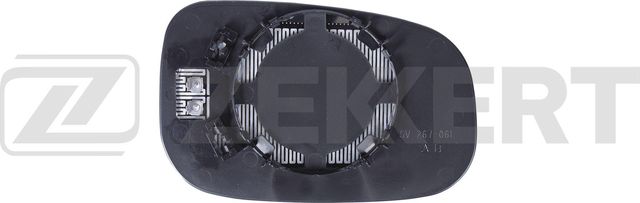 Зеркальное стекло бокового зеркала Zekkert левое для Volvo V50 I 2007-2009. Артикул SP-1136