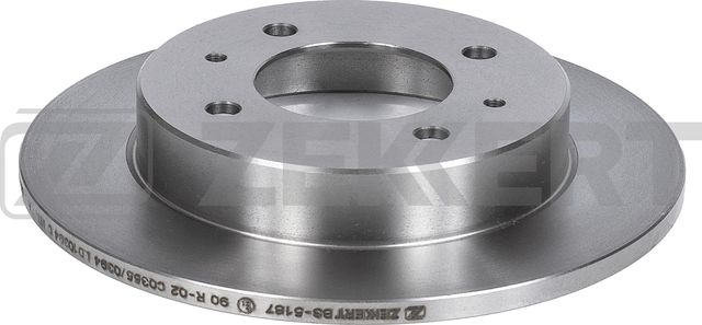 Тормозной диск Zekkert задний для Hyundai Elantra III (XD) 2000-2006. Артикул BS-5187