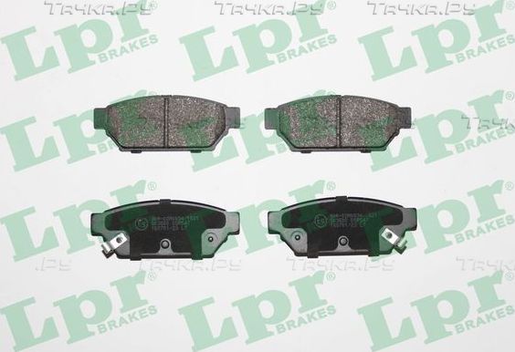 Тормозные колодки LPR задние для Proton Persona I 1994-2001. Артикул 05P547