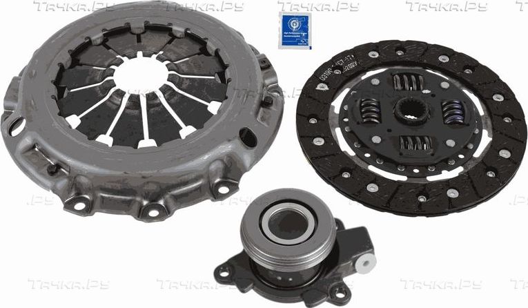 Сцепление (комплект) SACHS Kit plus CSC для Fiat Sedici 2006-2014. Артикул 3000 990 477