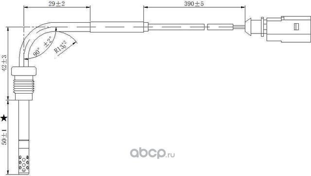 Датчик температуры выхлопных газов (Magtechnic). Артикул MAG0110OG