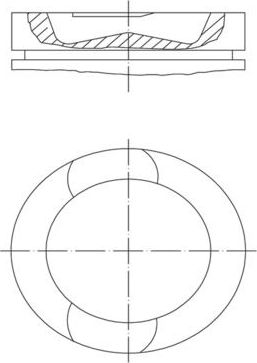 Поршень Mahle. Артикул 209 73 00