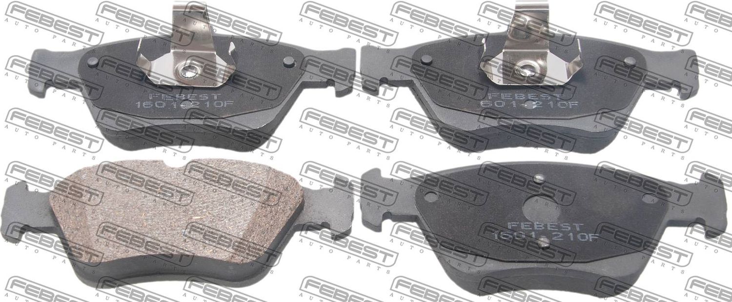 Тормозные колодки Febest. Артикул 1601-210F