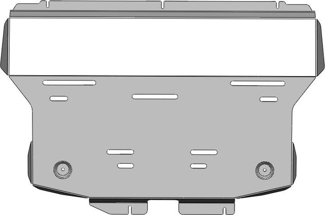 Защита алюминиевая АВС-Дизайн для картера и КПП Jetour Dashing 2022-2026. Артикул 55.01ABC