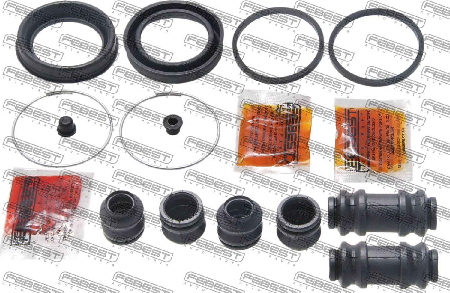 Ремкомплект тормозного суппорта Febest. Артикул 0575-DEMF