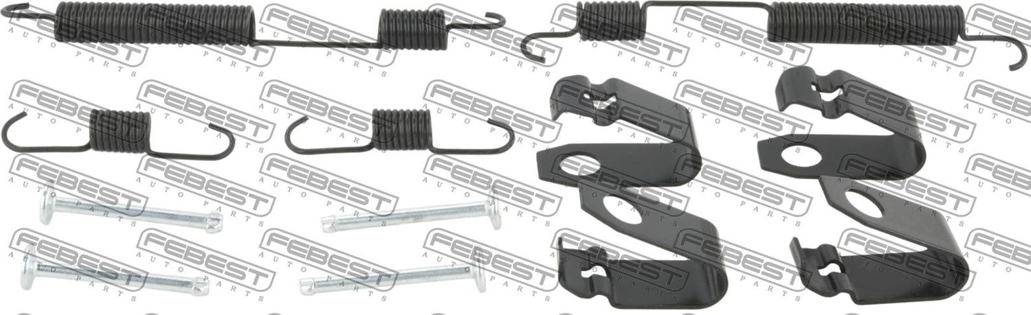 Пружины тормозных колодок, комплект Febest. Артикул 1204-SOLR-KIT