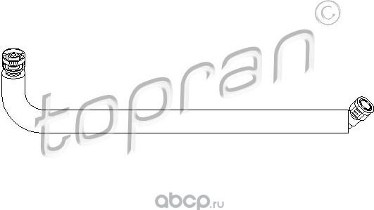 Шланг, вентиляция картера (Hans Pries). Артикул 501418