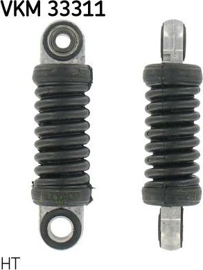 Натяжной ролик (натяжитель) приводного поликлинового ремня SKF. Артикул VKM 33311