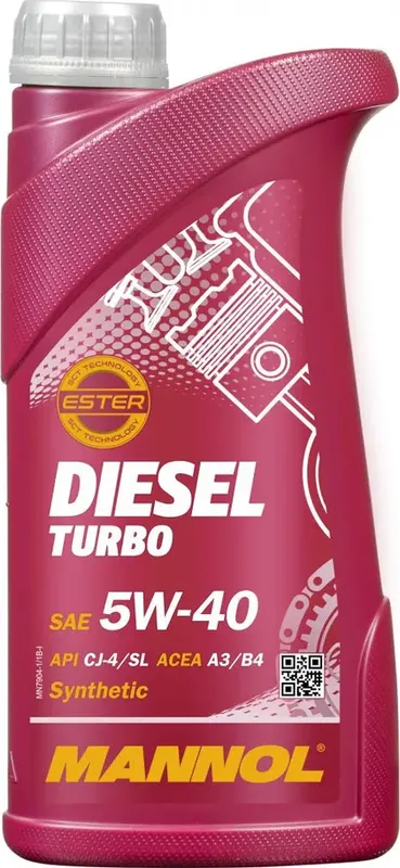 Масло моторное DIESEL TURBO 5w40 (1л) (Mannol) Mannol. Артикул 1010