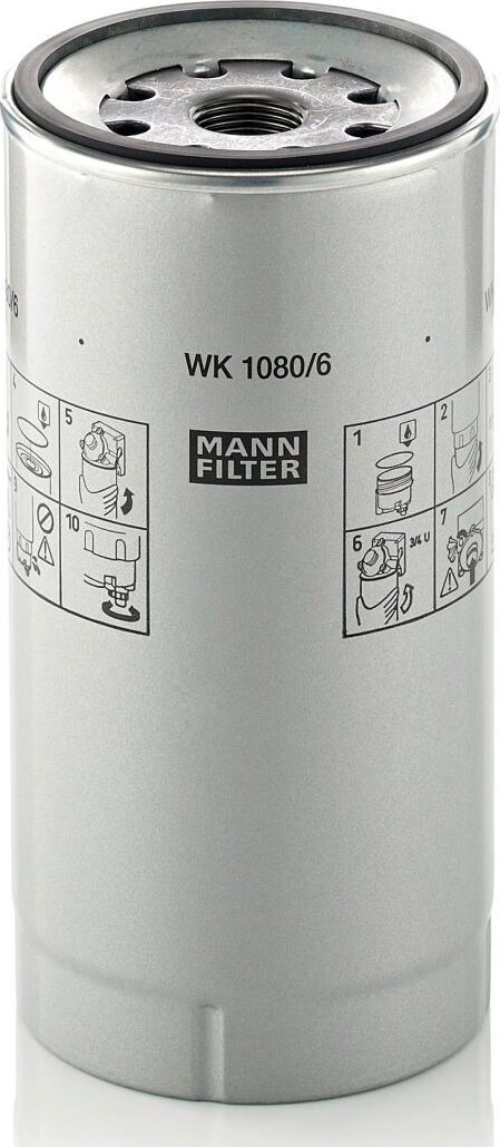 Топливный фильтр Mann-Filter. Артикул WK 1080/6 x