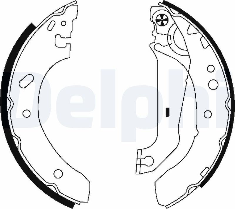 Тормозные колодки Delphi. Артикул LS1783
