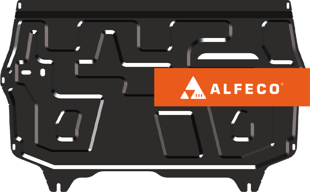 Защита Alfeco для картера и КПП Audi A1 2010-2026. Артикул ALF.30.38