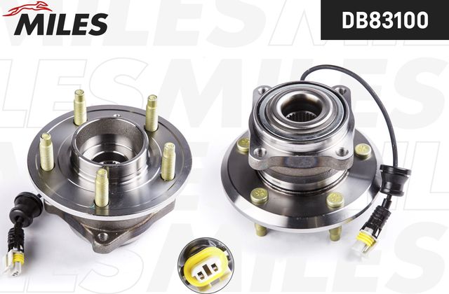 Ступица колеса с интегрированным подшипником Miles задняя правая/левая для Opel Antara I 2006-2017. Артикул DB83100