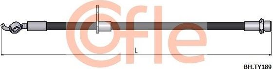 Тормозной шланг Cofle. Артикул 92.BH.TY189