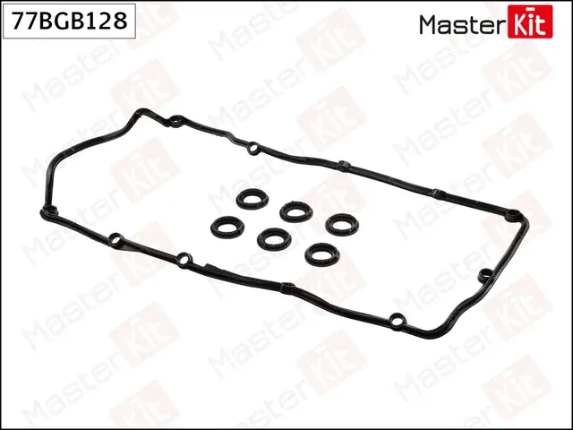 77BGB128 Прокладка клапанной крышки AUDI AMV  AYL  AYT  AZZ  BAA  BDB  BDE (Master KIT). Артикул 77bgb128