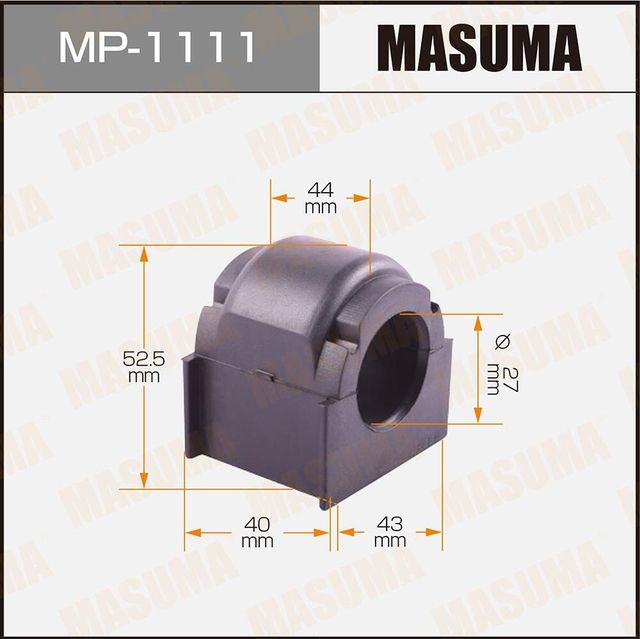 Втулки стабилизатора Masuma передние для Mazda CX-7 I 2007-2013. Артикул MP-1111