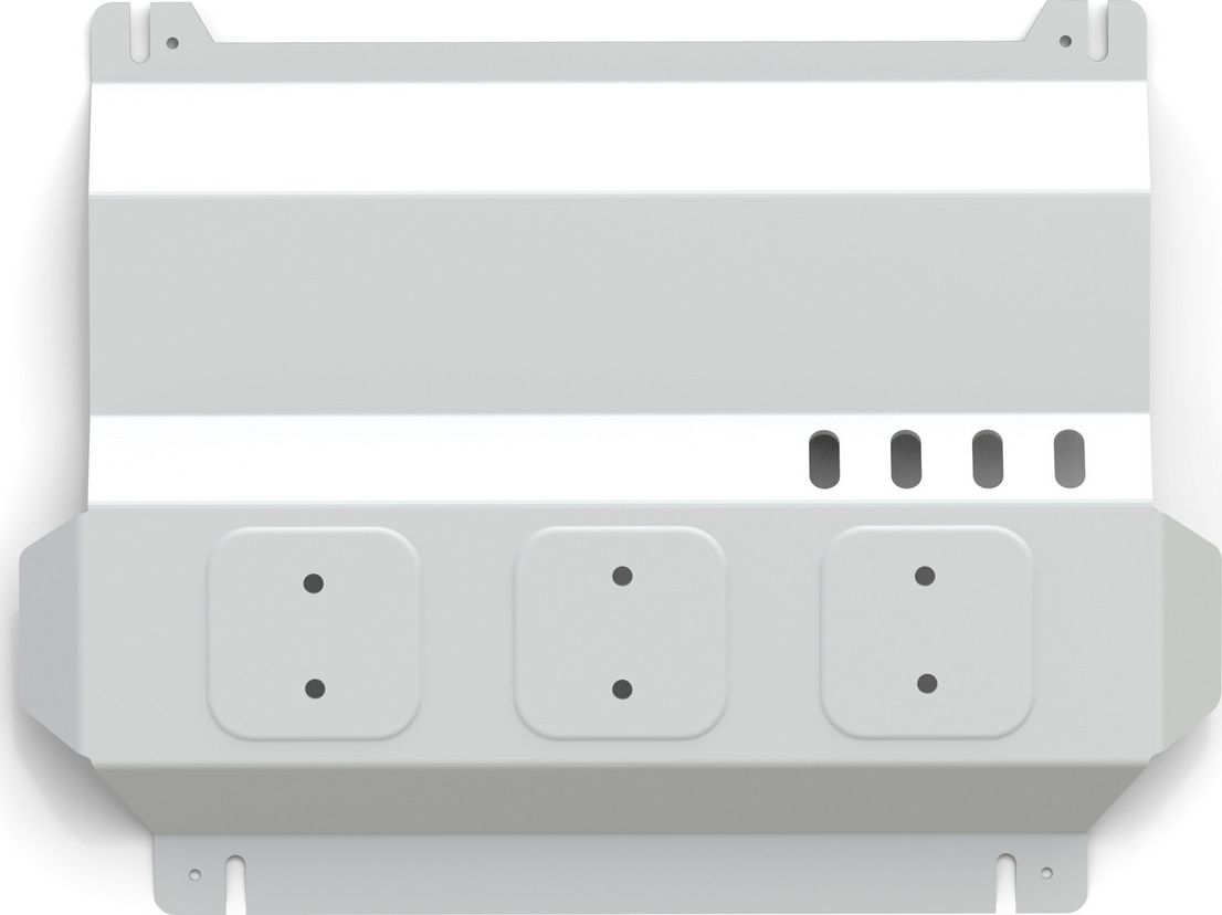 Защита алюминиевая Rival для картера Mitsubishi L200 IV 2006-2015. Артикул 333.4006.1