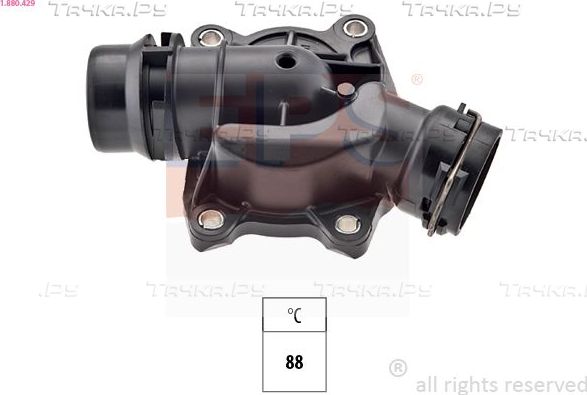 Термостат EPS Made in Italy - OE Equivalent для BMW 5 IV (E39) 1998-2004. Артикул 1.880.429