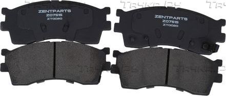 Тормозные колодки Zentparts. Артикул Z07515